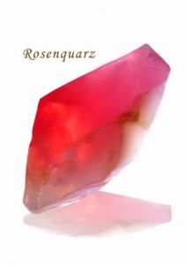Bild: Edelsteinseife  Rosenquarz