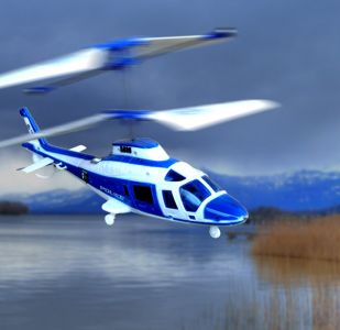 Indoor Polizeihubschrauber