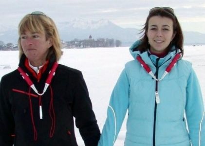 Einen komplett zugefrorener Chiemsee gab es diesen Winter noch nicht