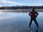 Bild: Spiegeleis am Langbürgener See